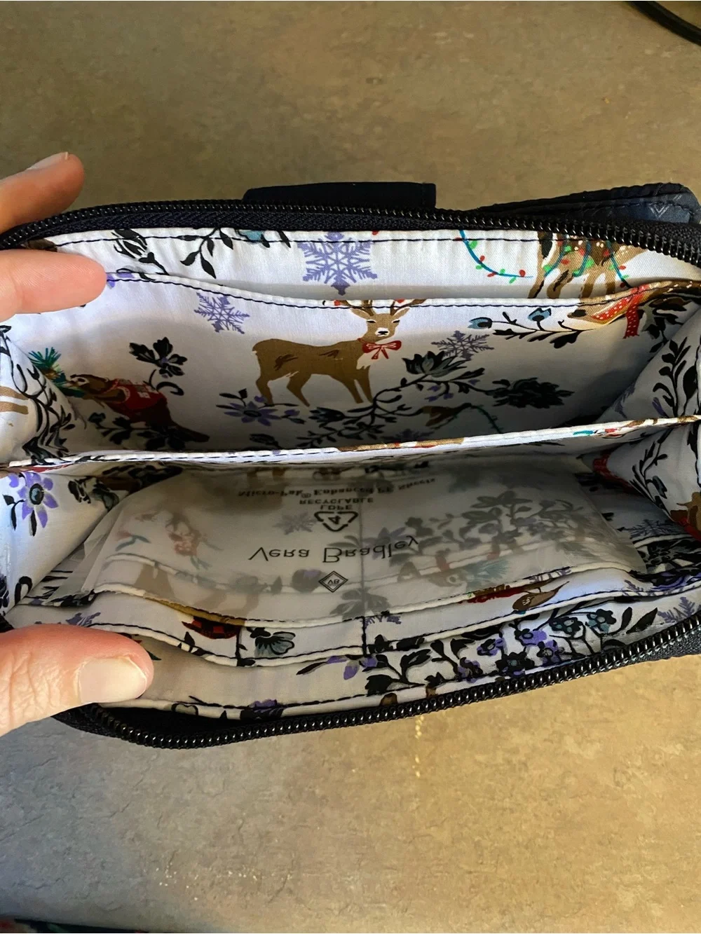 Vera Bradley Christmas Deer Wallet